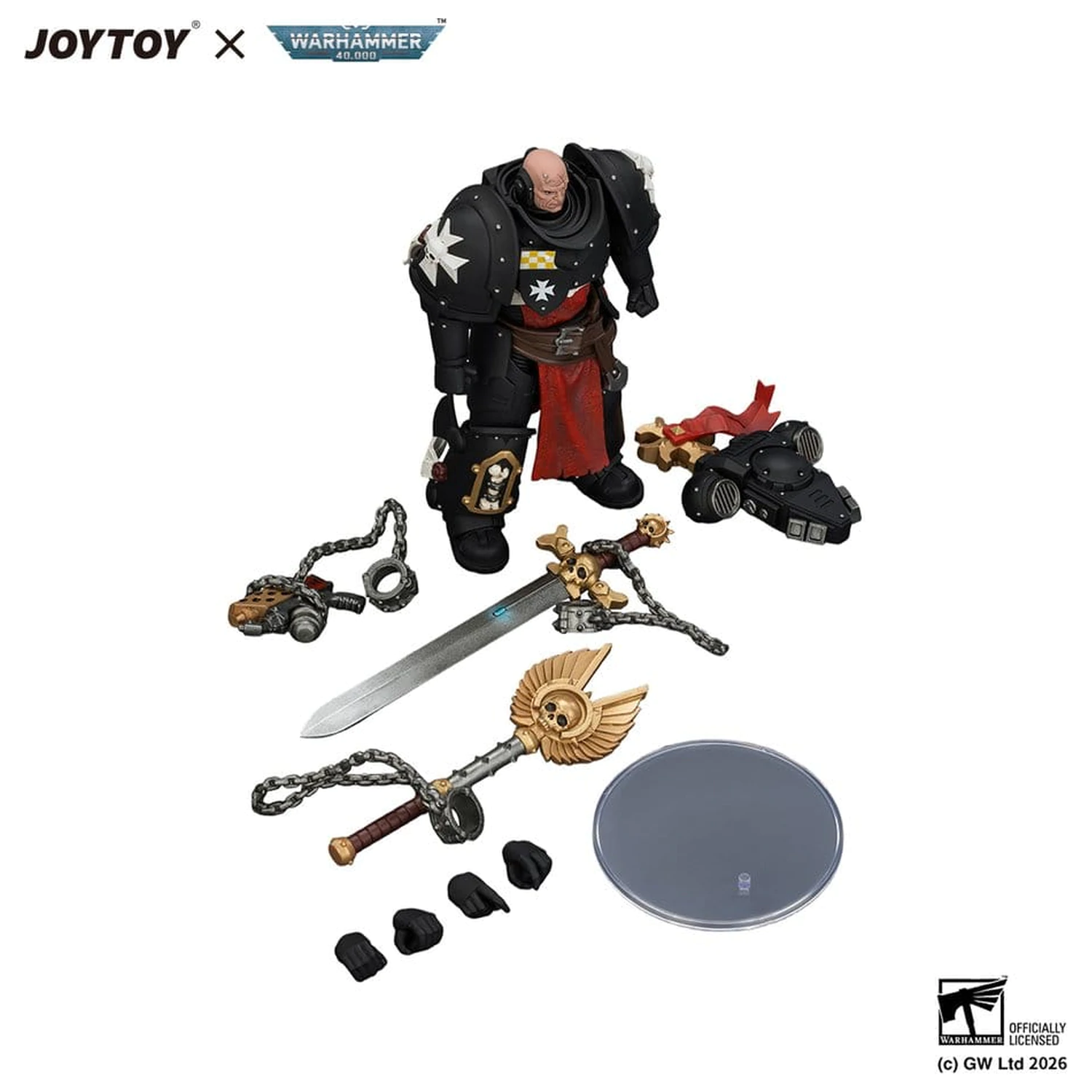 Warhammer Akčná figúrka Black Templars Execrator 1 12 cm produktová fotografia