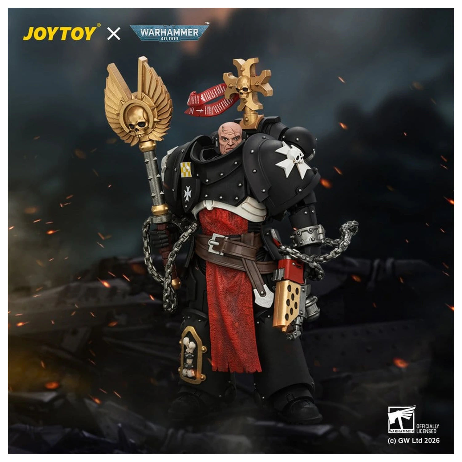 Warhammer Akčná figúrka Black Templars Execrator 1 12 cm produktová fotografia