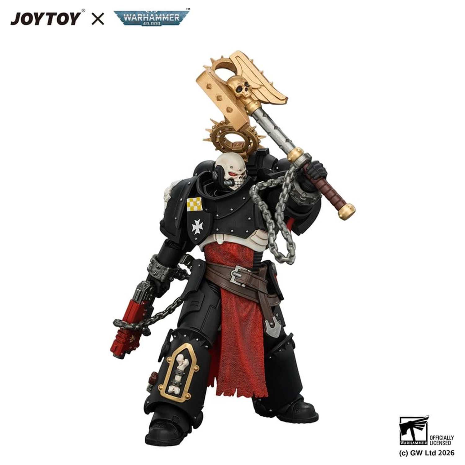 Warhammer akčná figúrka Black Templars Execrator 2 12 cm produktová fotografia