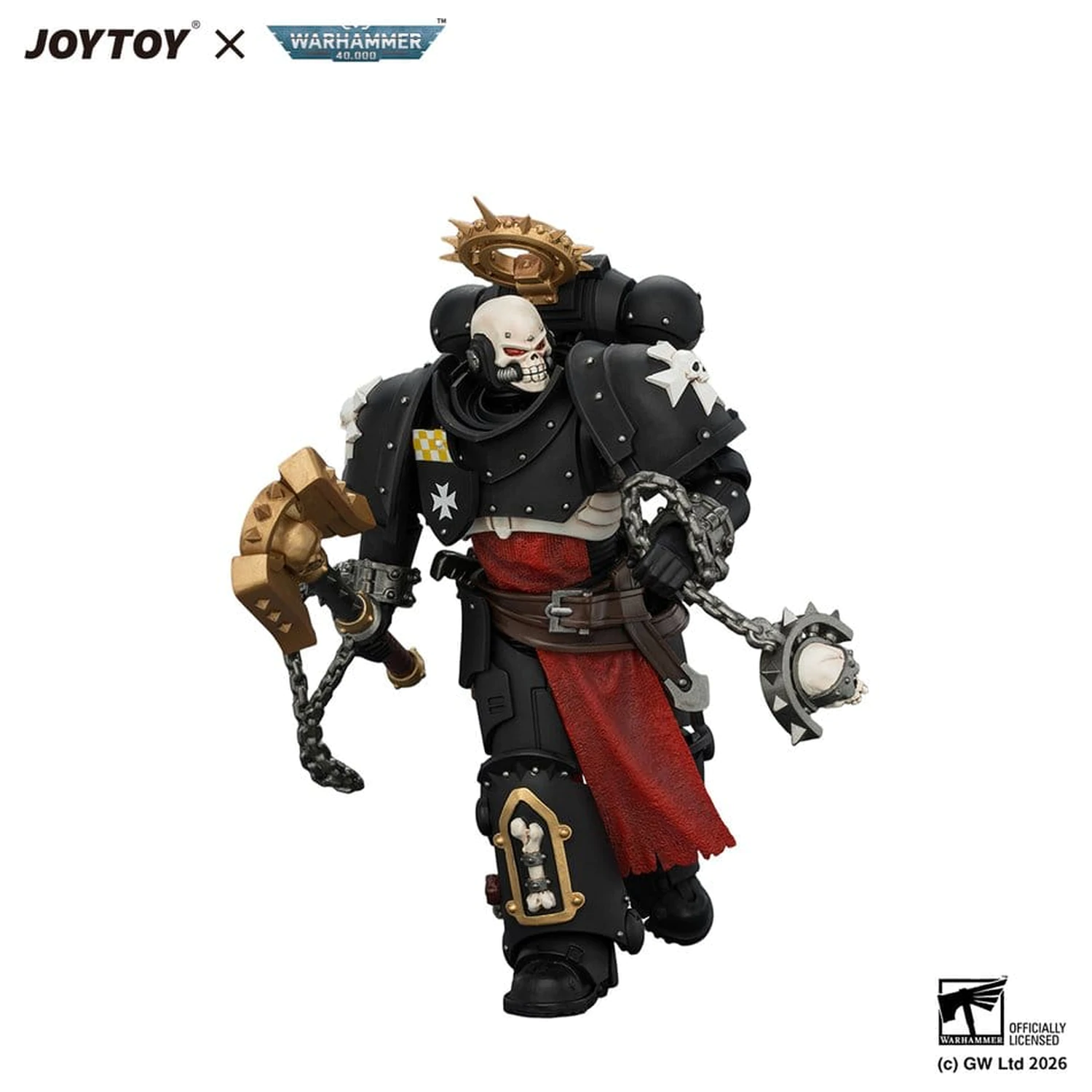 Warhammer akčná figúrka Black Templars Execrator 2 12 cm produktová fotografia