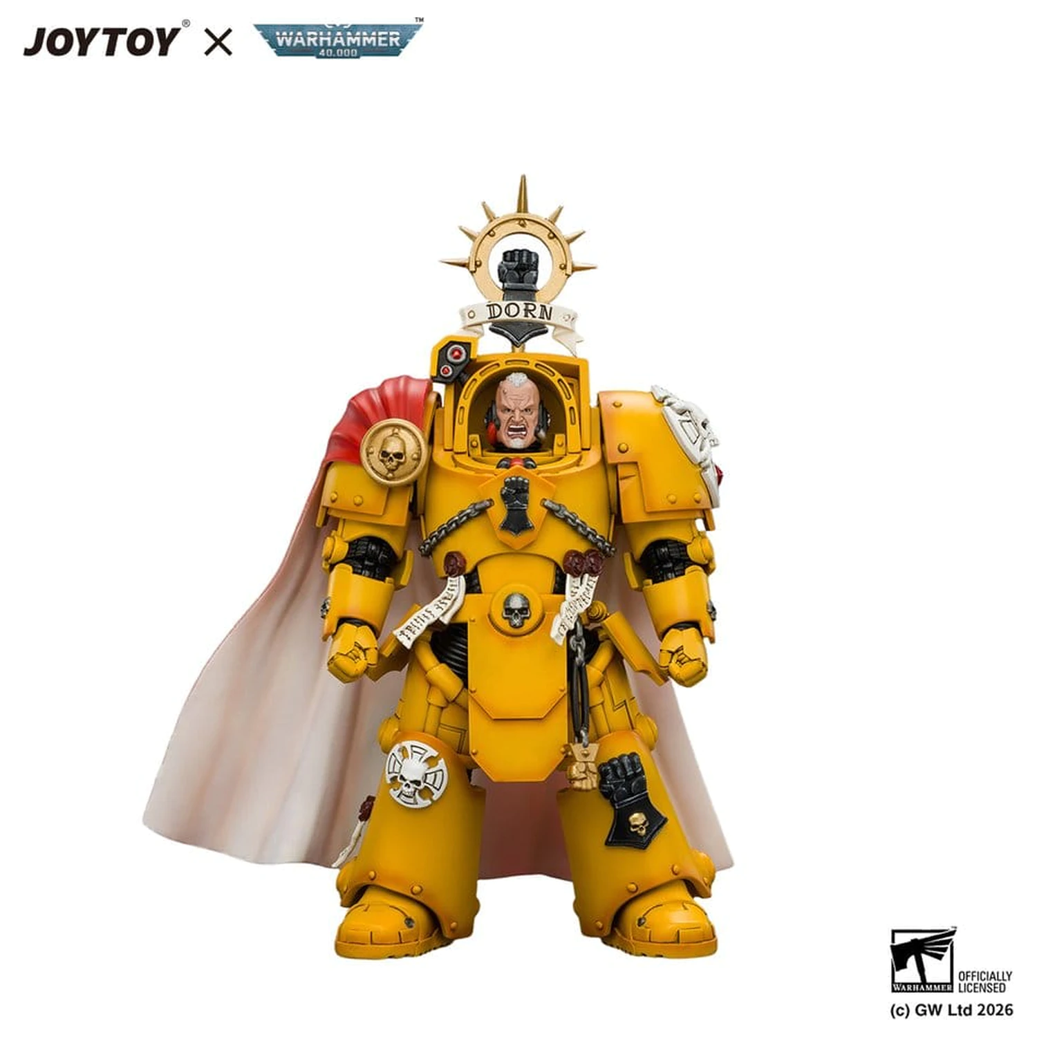 Warhammer akčná figúrka Imperial Fists Darnath Lysander 14 cm produktová fotografia