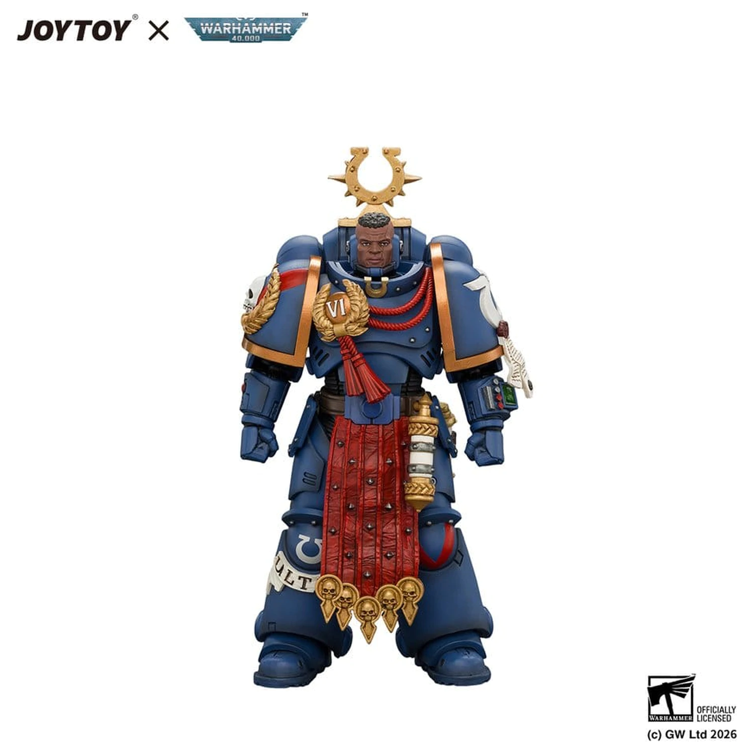 Warhammer akčná figúrka Ultramarines Ferren Areios 12 cm produktová fotografia