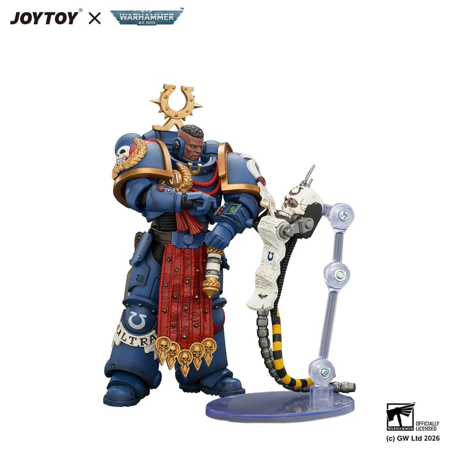 Warhammer akčná figúrka Ultramarines Ferren Areios 12 cm produktová fotografia