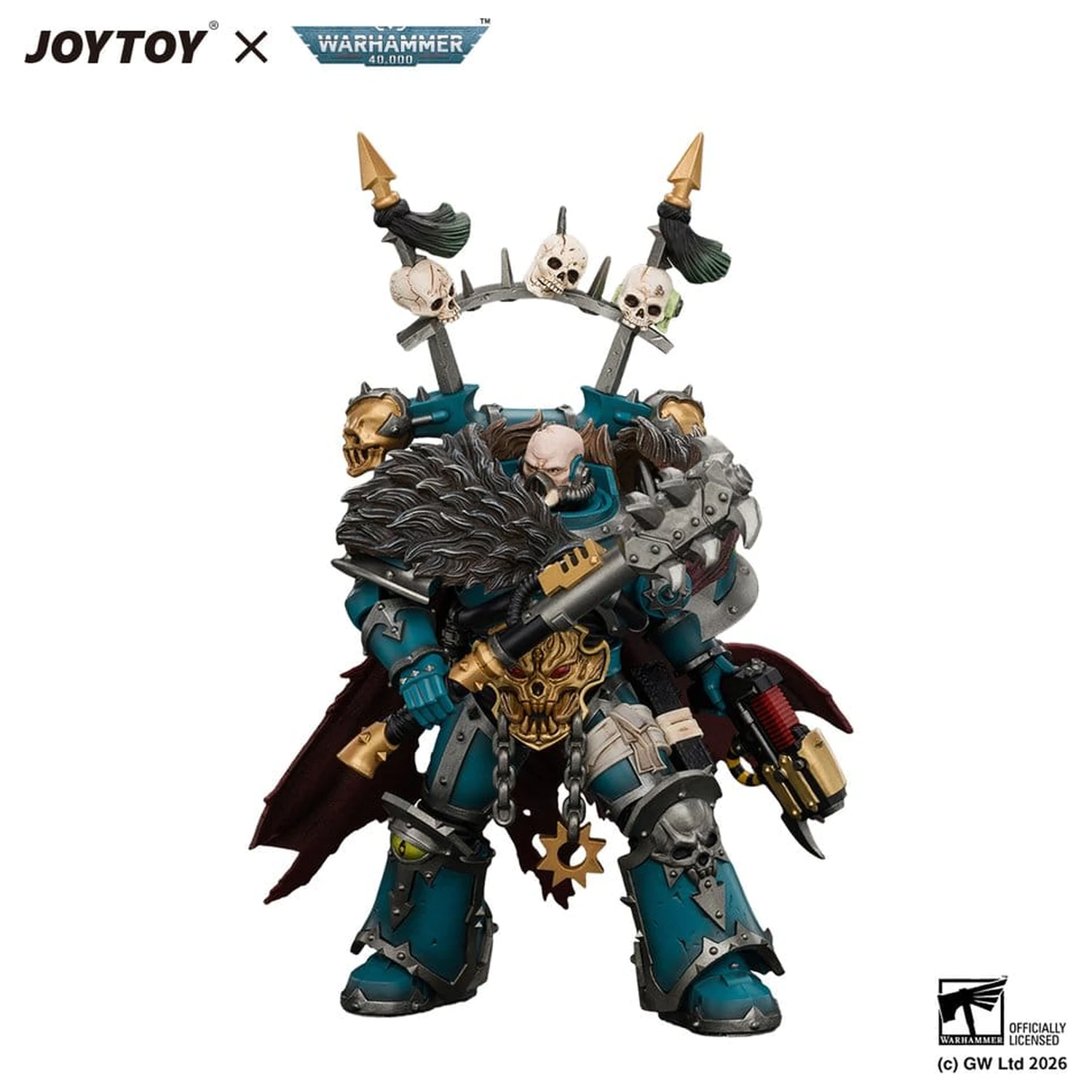 Warhammer akčná figúrka Alpha Legion Chaos Lord 13 cm produktová fotografia