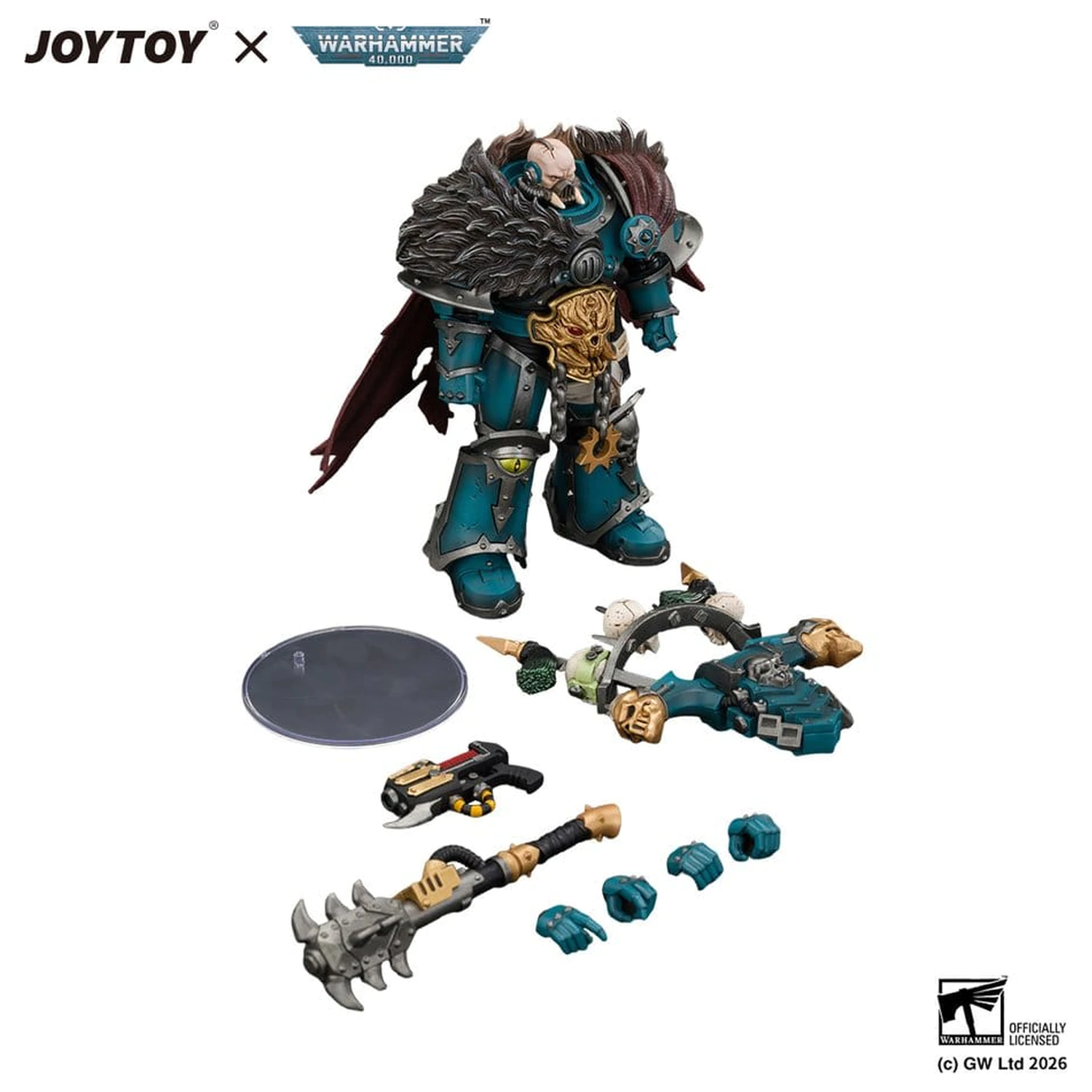 Warhammer akčná figúrka Alpha Legion Chaos Lord 13 cm produktová fotografia
