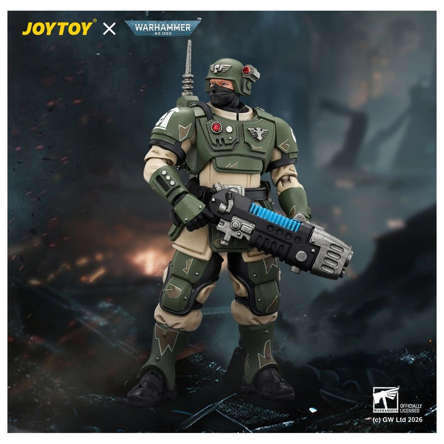 Warhammer Akčná figúrka Astra Militarum Kasrkin 4 s plazmovou puškou produktová fotografia