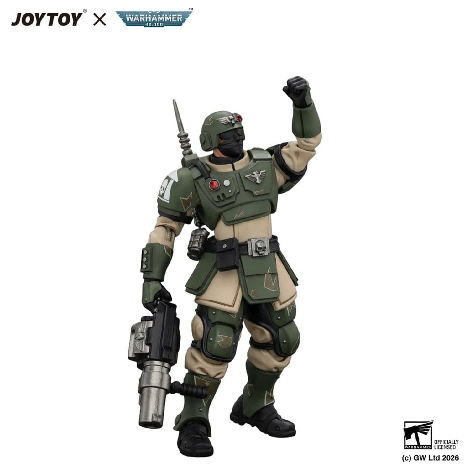 Warhammer akčná figúrka Astra Militarum Kasrkin 5 s granátometom produktová fotografia