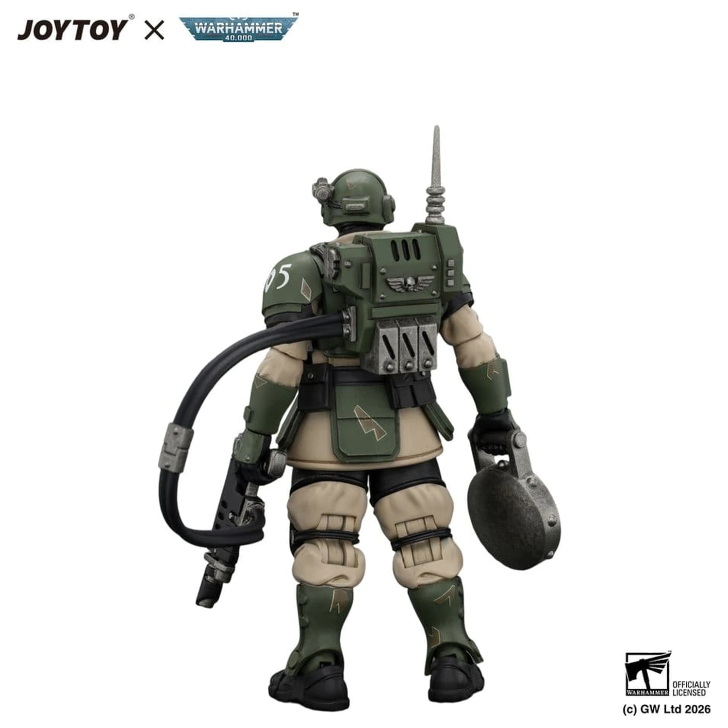 Warhammer Akčná figúrka Astra Militarum Kasrkin 6 s Hot-shot Laspistol produktová fotografia