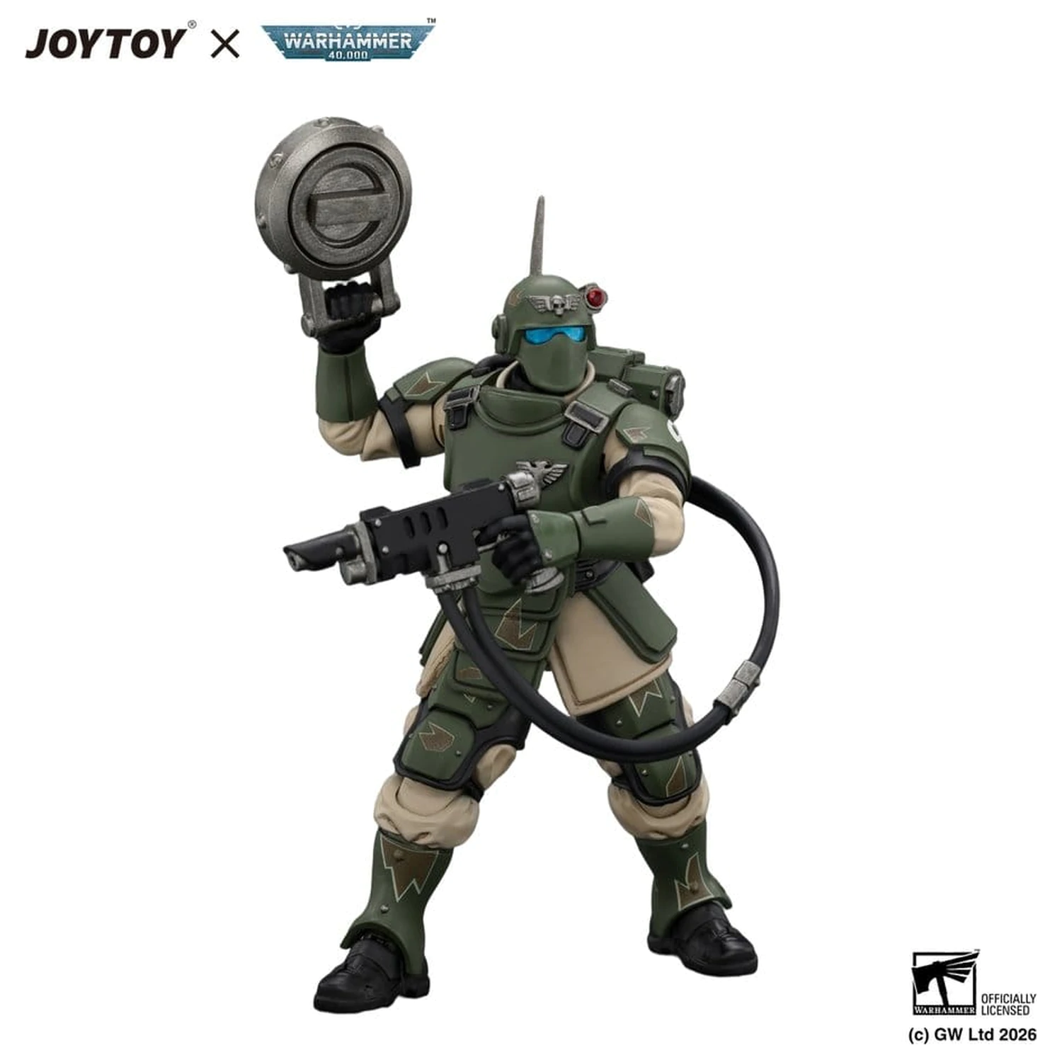Warhammer Akčná figúrka Astra Militarum Kasrkin 6 s Hot-shot Laspistol produktová fotografia