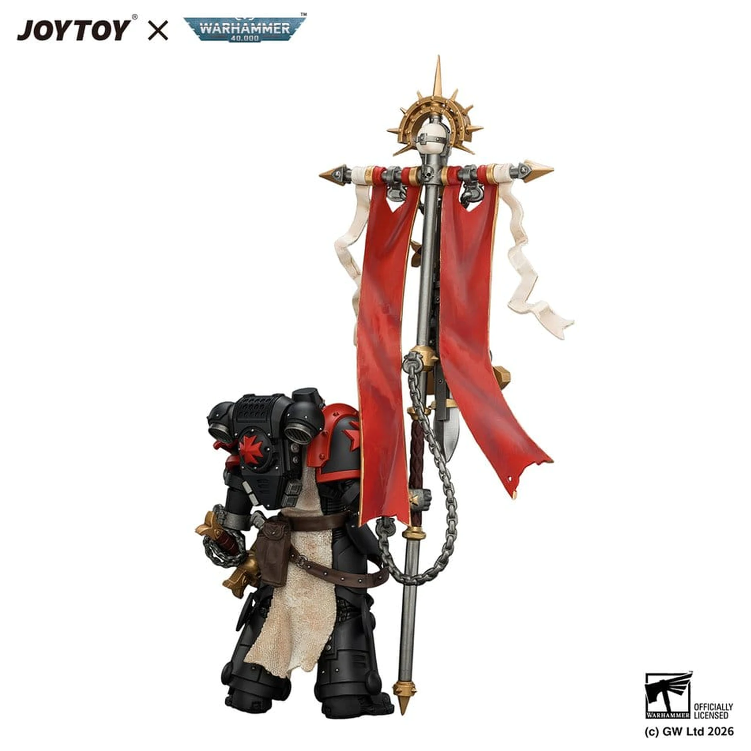 Warhammer Action Figure Black Templars Crusader Ancient 12 cm produktová fotografia