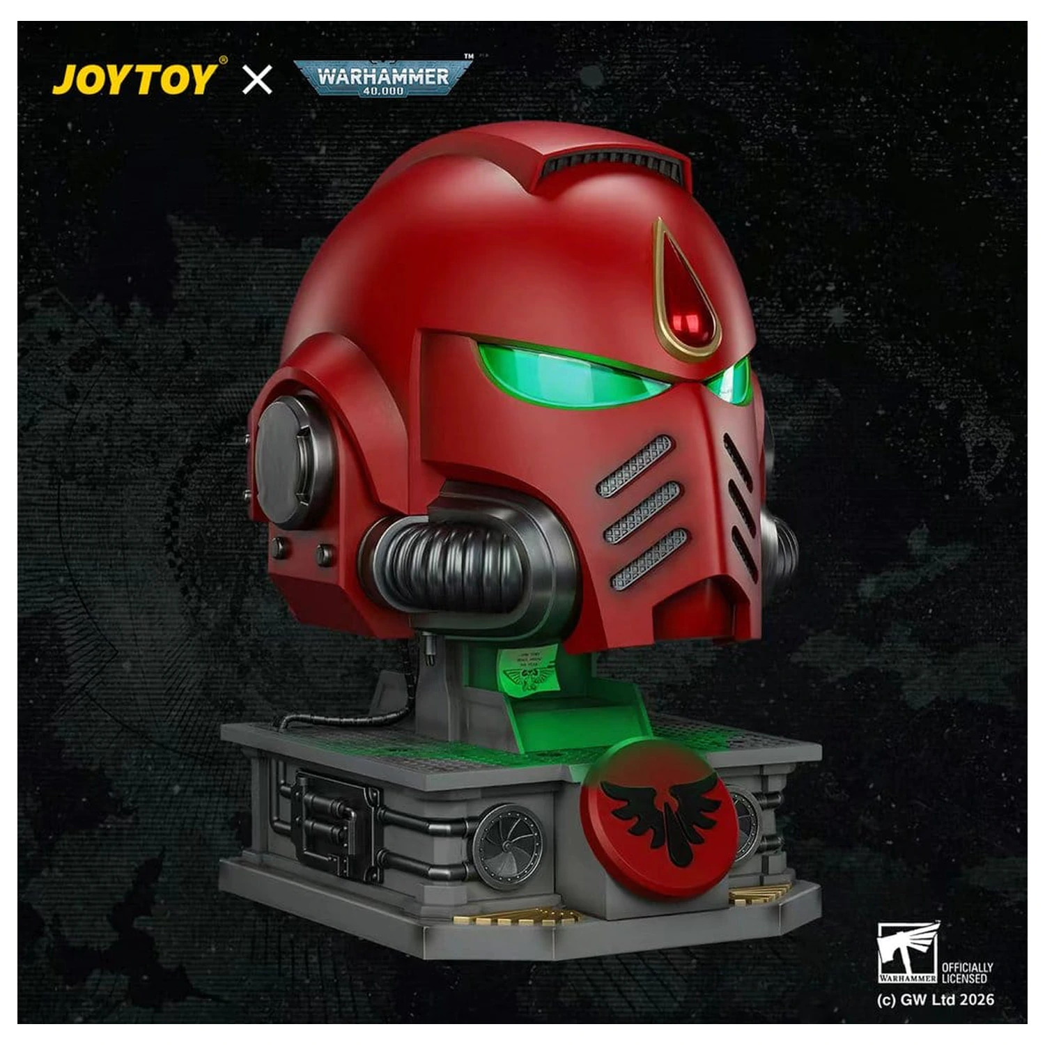 Warhammer Replika prilby Blood Angels MkX a stojan na displej 44 cm produktová fotografia
