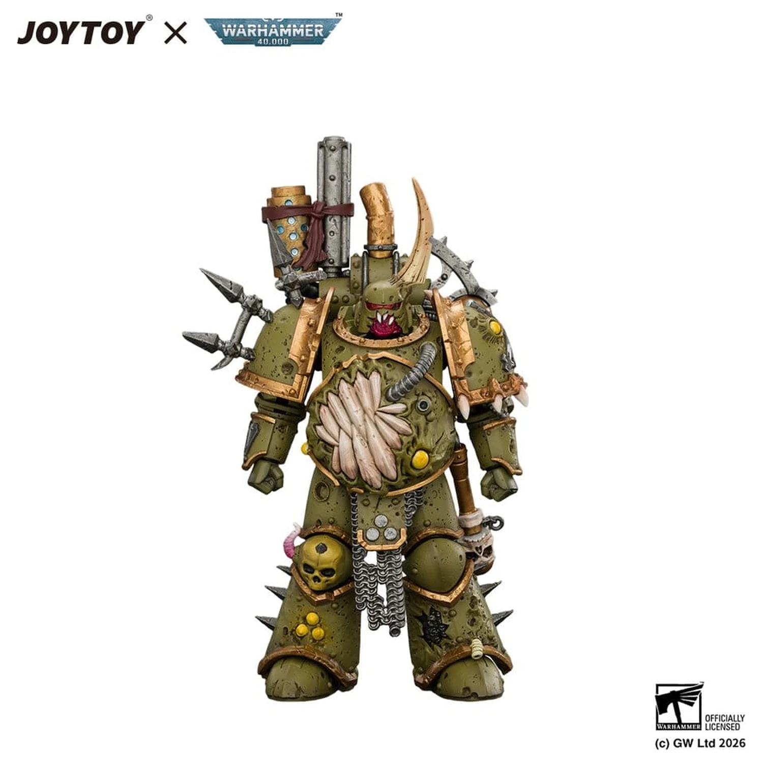 Warhammer akčná figúrka Death Guard Plague Marine 1 12 cm produktová fotografia