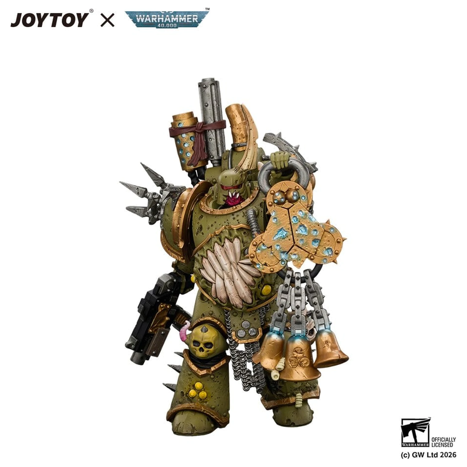 Warhammer akčná figúrka Death Guard Plague Marine 1 12 cm produktová fotografia