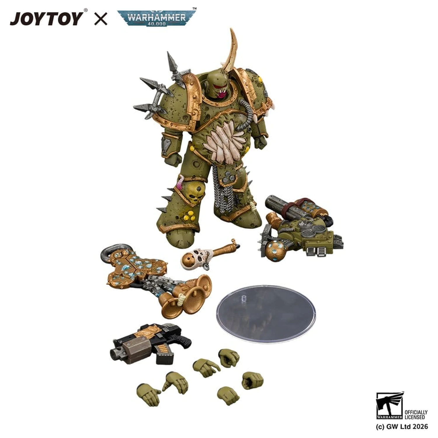 Warhammer akčná figúrka Death Guard Plague Marine 1 12 cm produktová fotografia