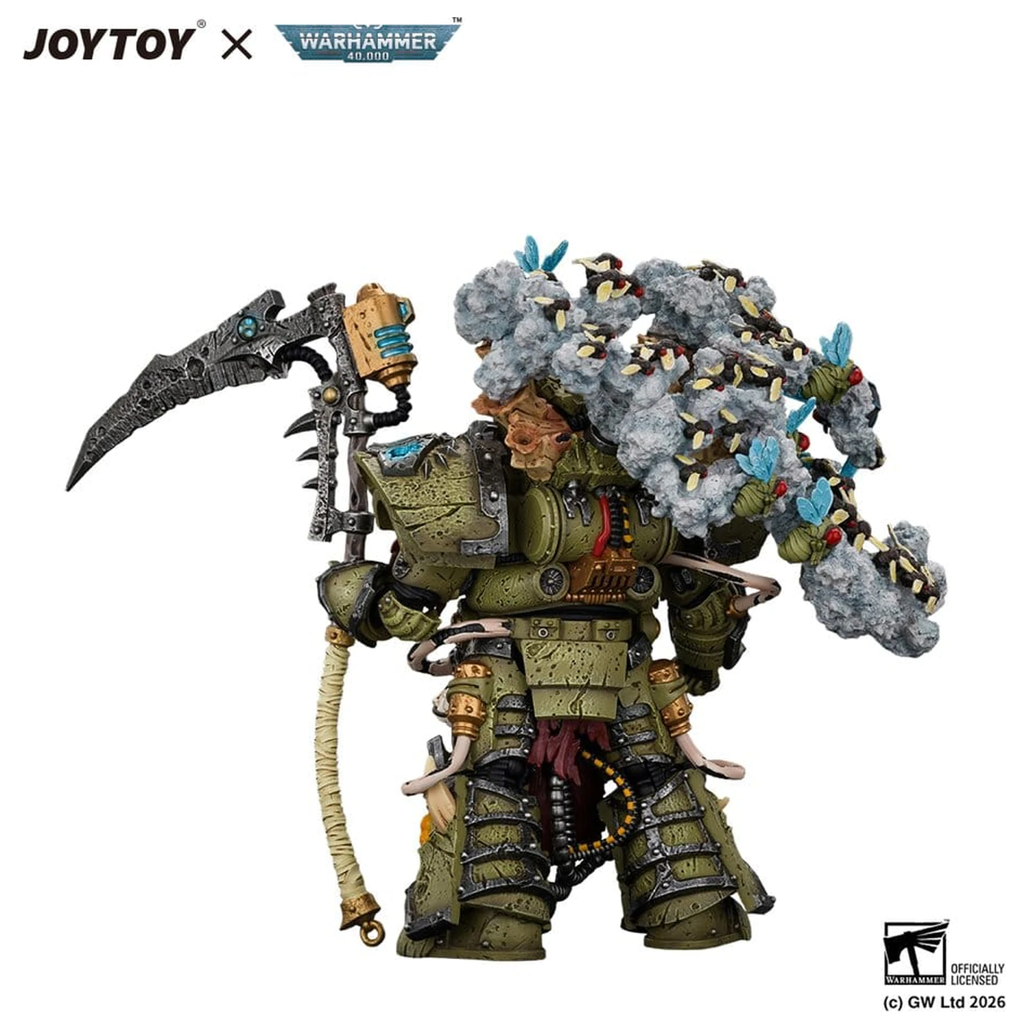 Warhammer akčná figúrka Death Guard Typhus Herald of the Plague God 15 cm produktová fotografia