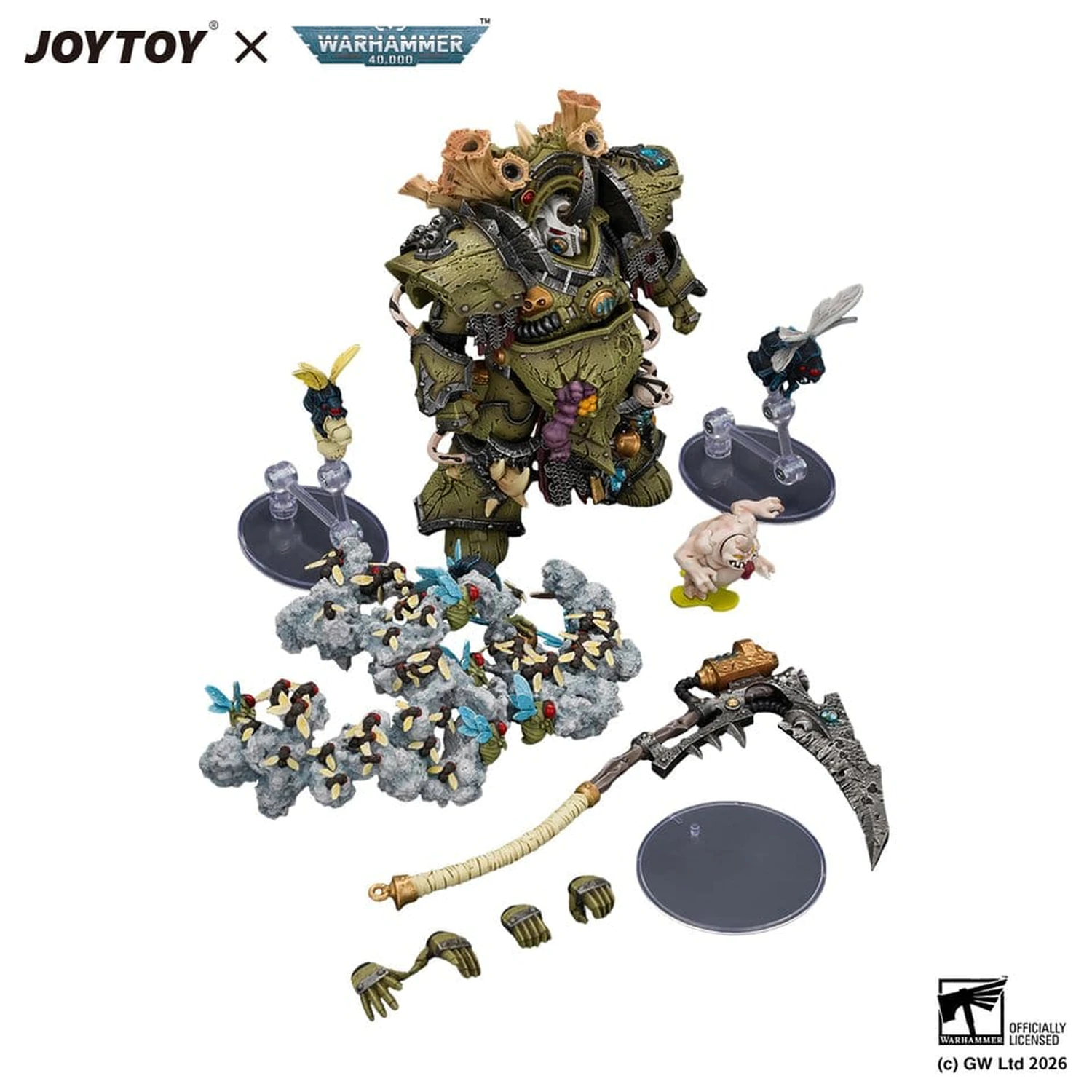 Warhammer akčná figúrka Death Guard Typhus Herald of the Plague God 15 cm produktová fotografia