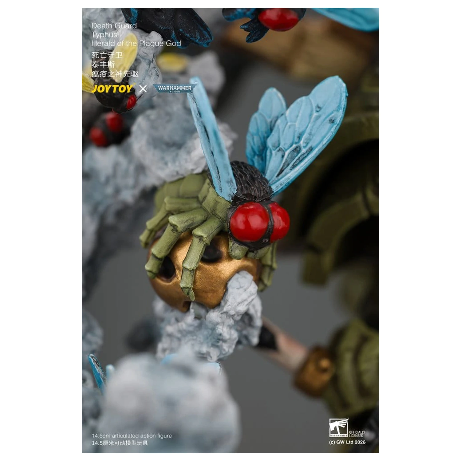 Warhammer akčná figúrka Death Guard Typhus Herald of the Plague God 15 cm produktová fotografia
