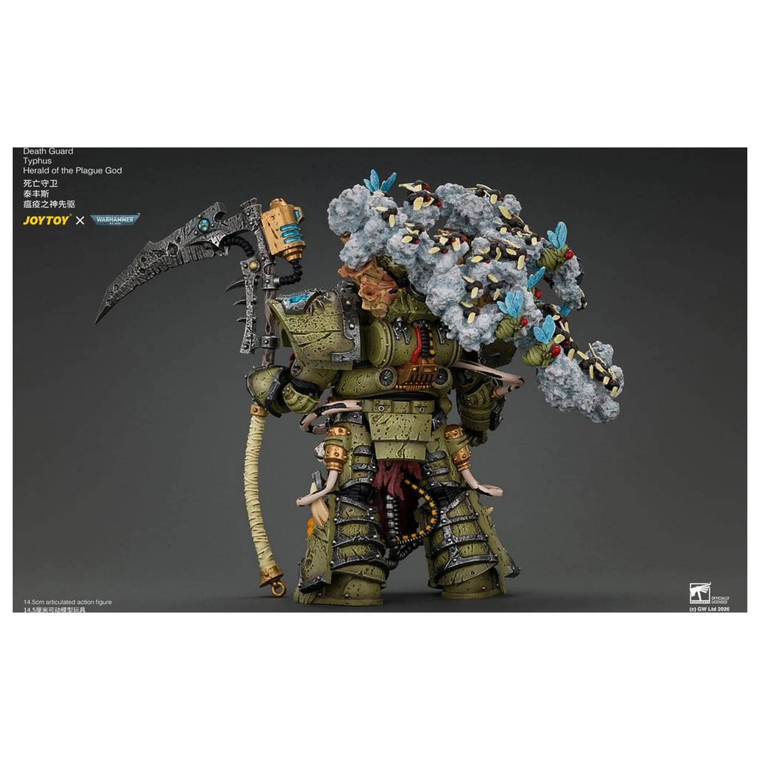 Warhammer akčná figúrka Death Guard Typhus Herald of the Plague God 15 cm produktová fotografia