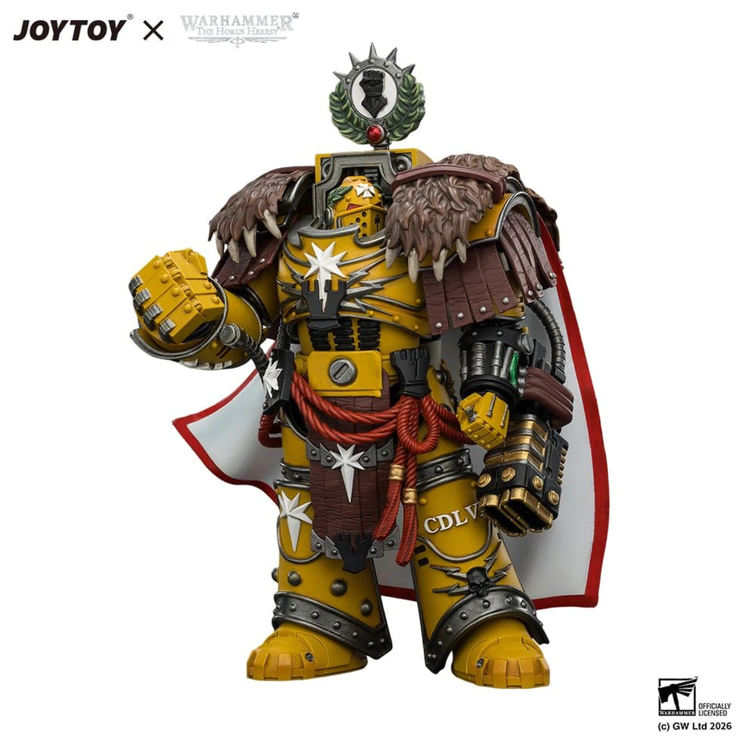 Warhammer Akčná figúrka Imperial Fists Lord Castellan Evander Garrius, The Tyrant of Cthonia 14 cm produktová fotografia