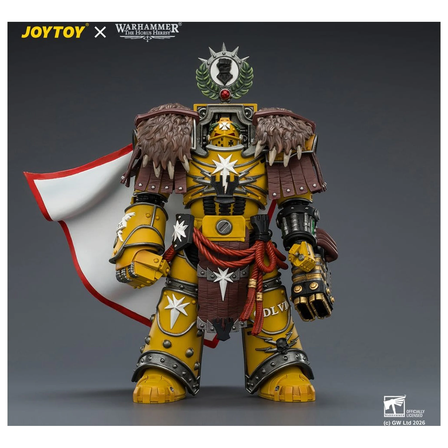 Warhammer Akčná figúrka Imperial Fists Lord Castellan Evander Garrius, The Tyrant of Cthonia 14 cm produktová fotografia