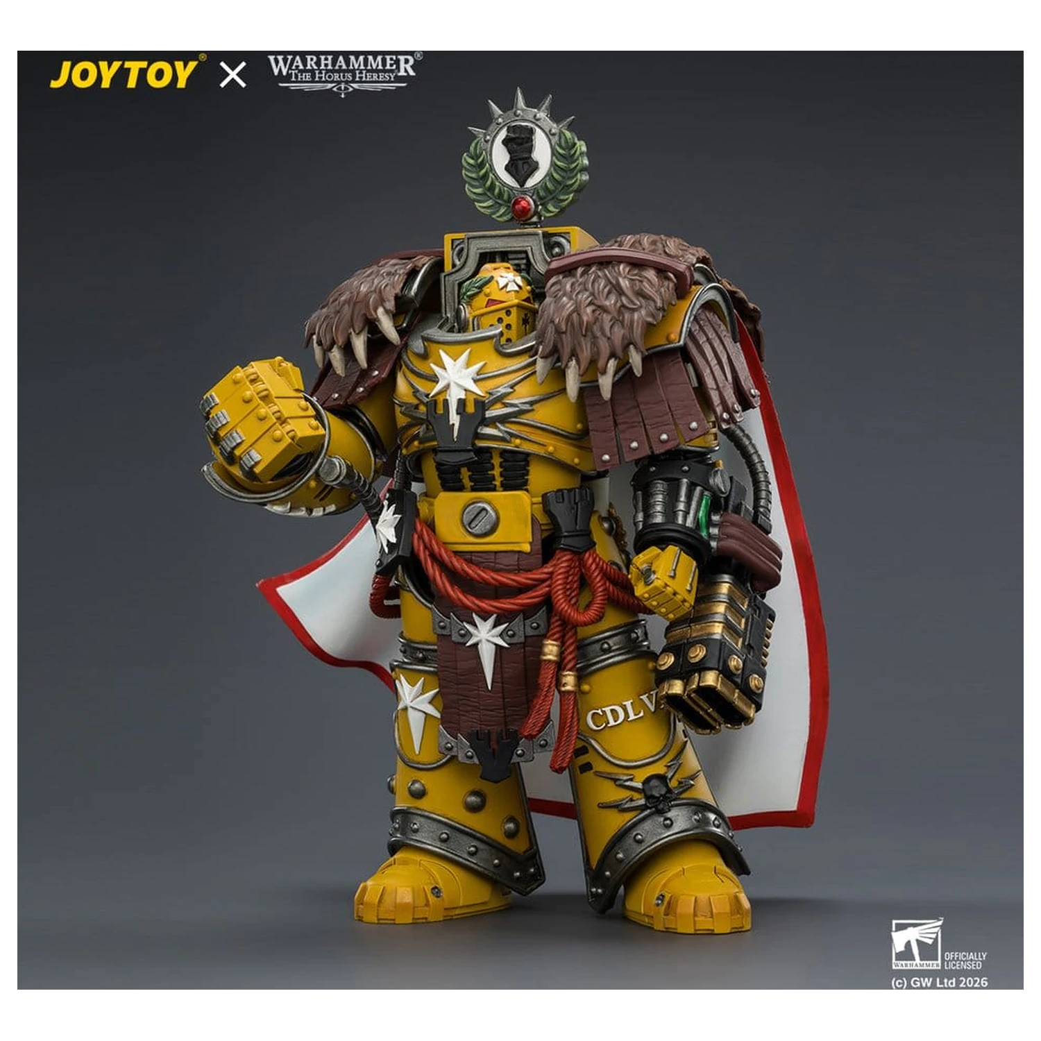 Warhammer Akčná figúrka Imperial Fists Lord Castellan Evander Garrius, The Tyrant of Cthonia 14 cm produktová fotografia