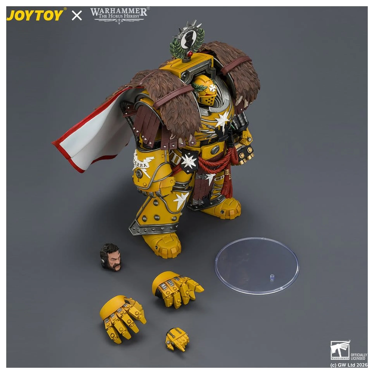 Warhammer Akčná figúrka Imperial Fists Lord Castellan Evander Garrius, The Tyrant of Cthonia 14 cm produktová fotografia