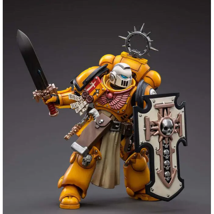 Warhammer 40k akčná figúrka 1/18 Primaris Space Marines Imperial Fists Bladeguard Veteran 12 cm termékfotó