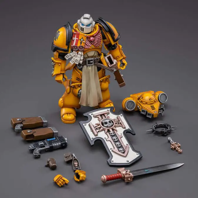 Warhammer 40k akčná figúrka 1/18 Primaris Space Marines Imperial Fists Bladeguard Veteran 12 cm termékfotó