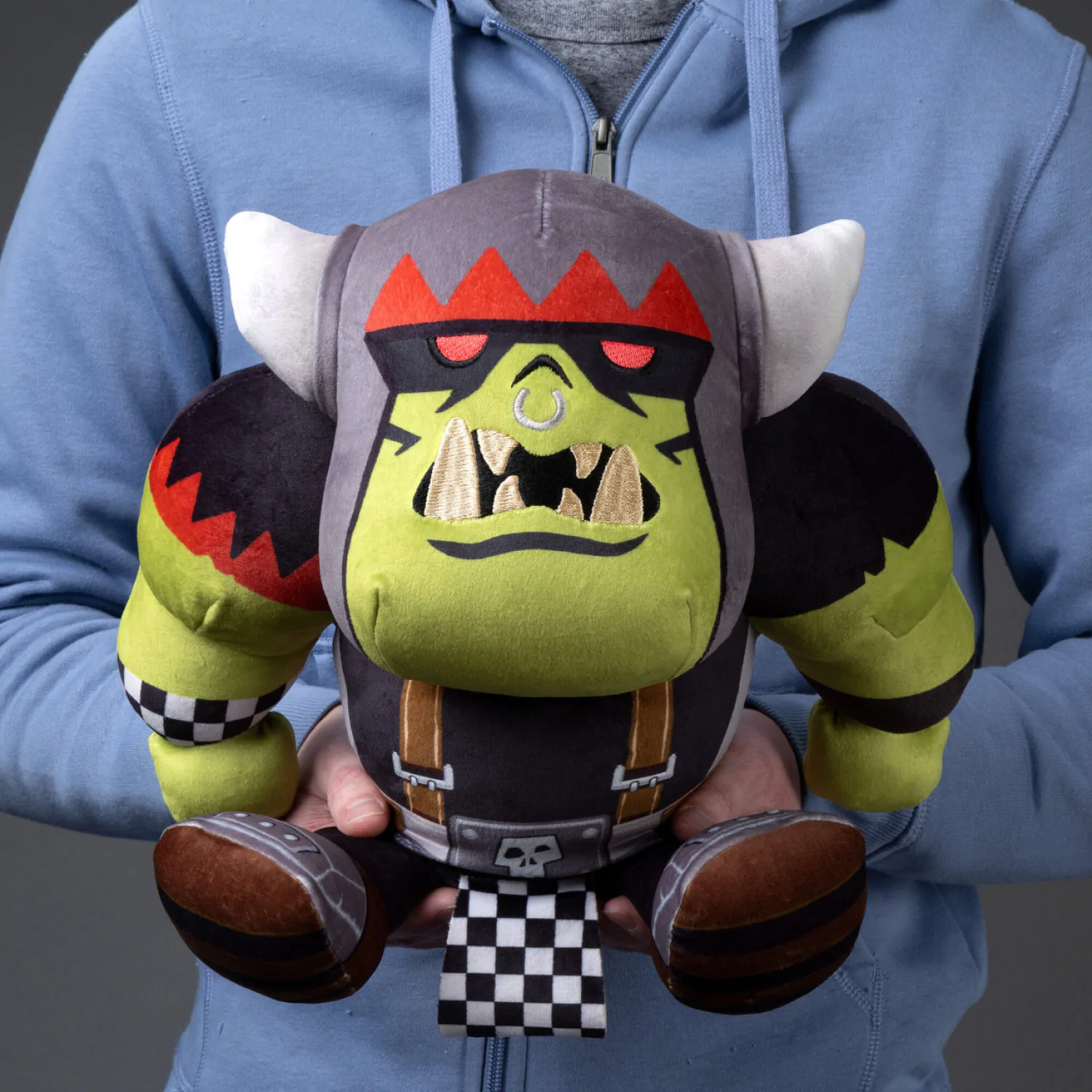 Warhammer plyšová figúrka Goff Ork Boy produktová fotografia