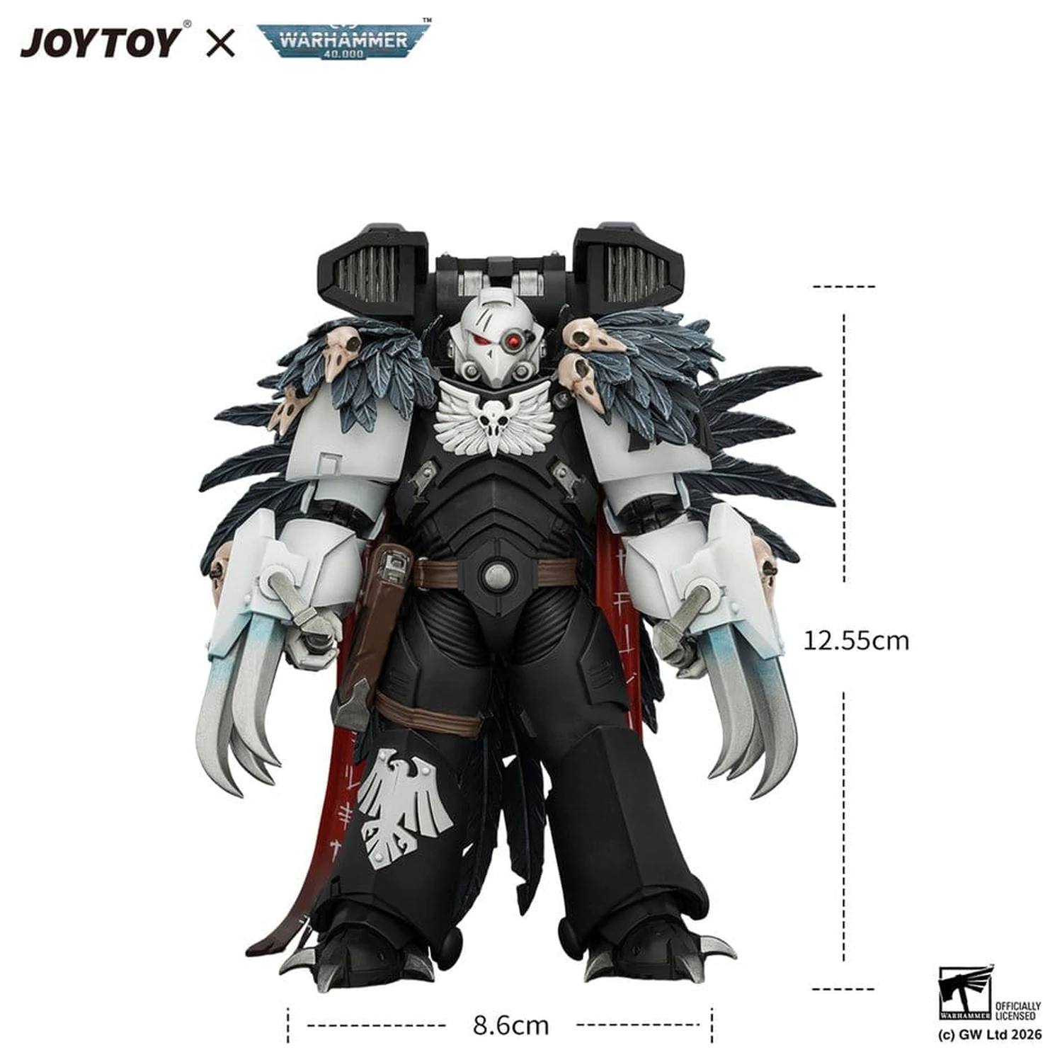 Warhammer Action Figure Raven Guard Chapter Master Aethon Shaan 13 cm produktová fotografia