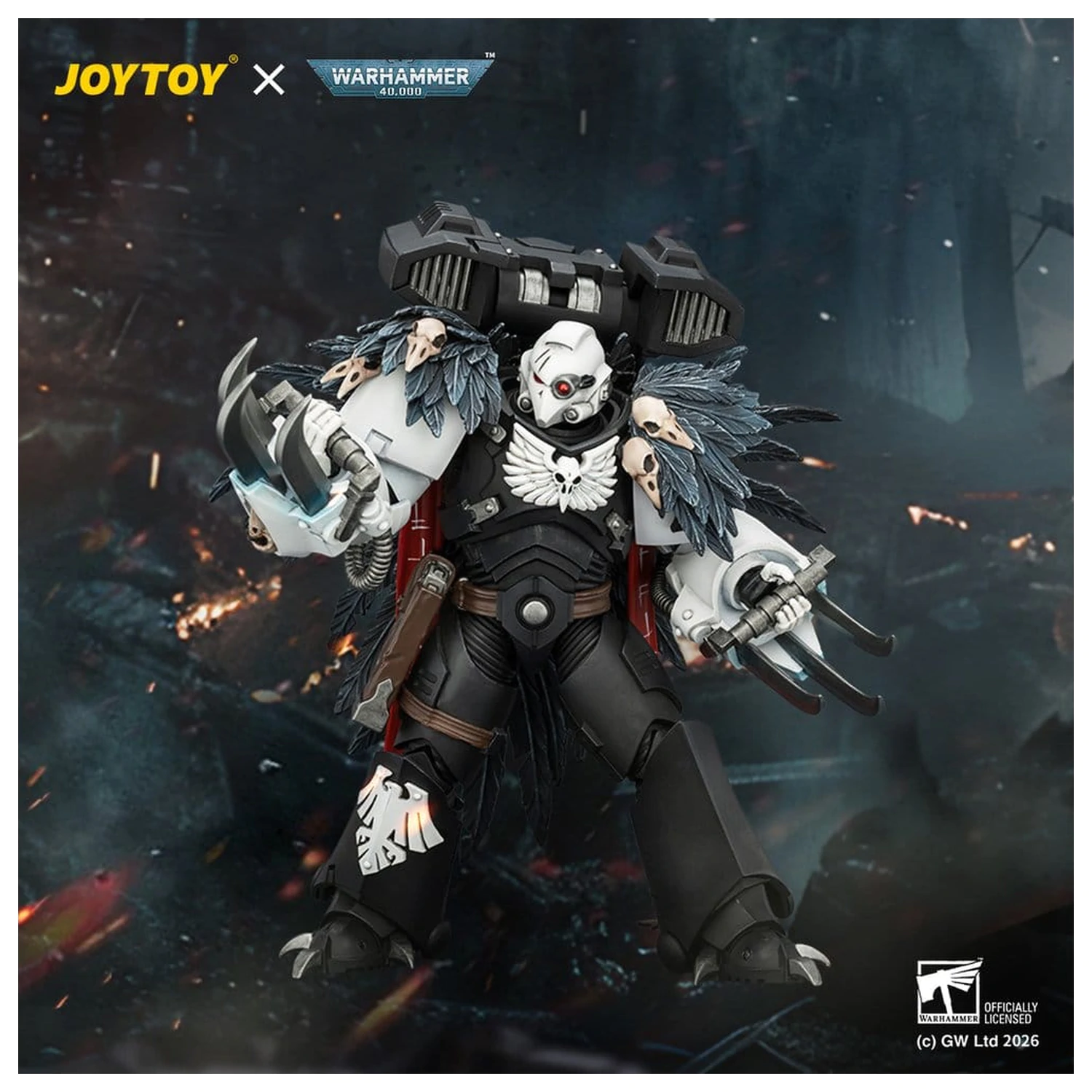 Warhammer Action Figure Raven Guard Chapter Master Aethon Shaan 13 cm produktová fotografia