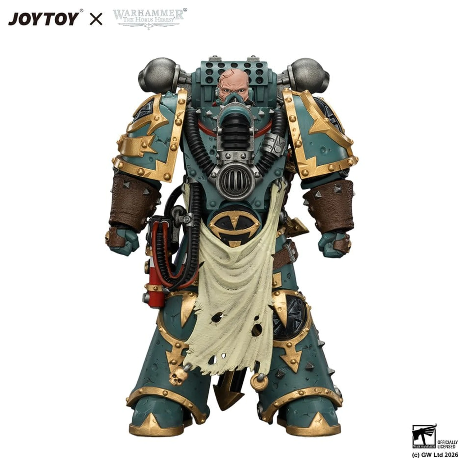 Warhammer Action Figure Sons of Horus Maloghurst the Twisted, the Warmaster's Equerry 13 cm produktová fotografia