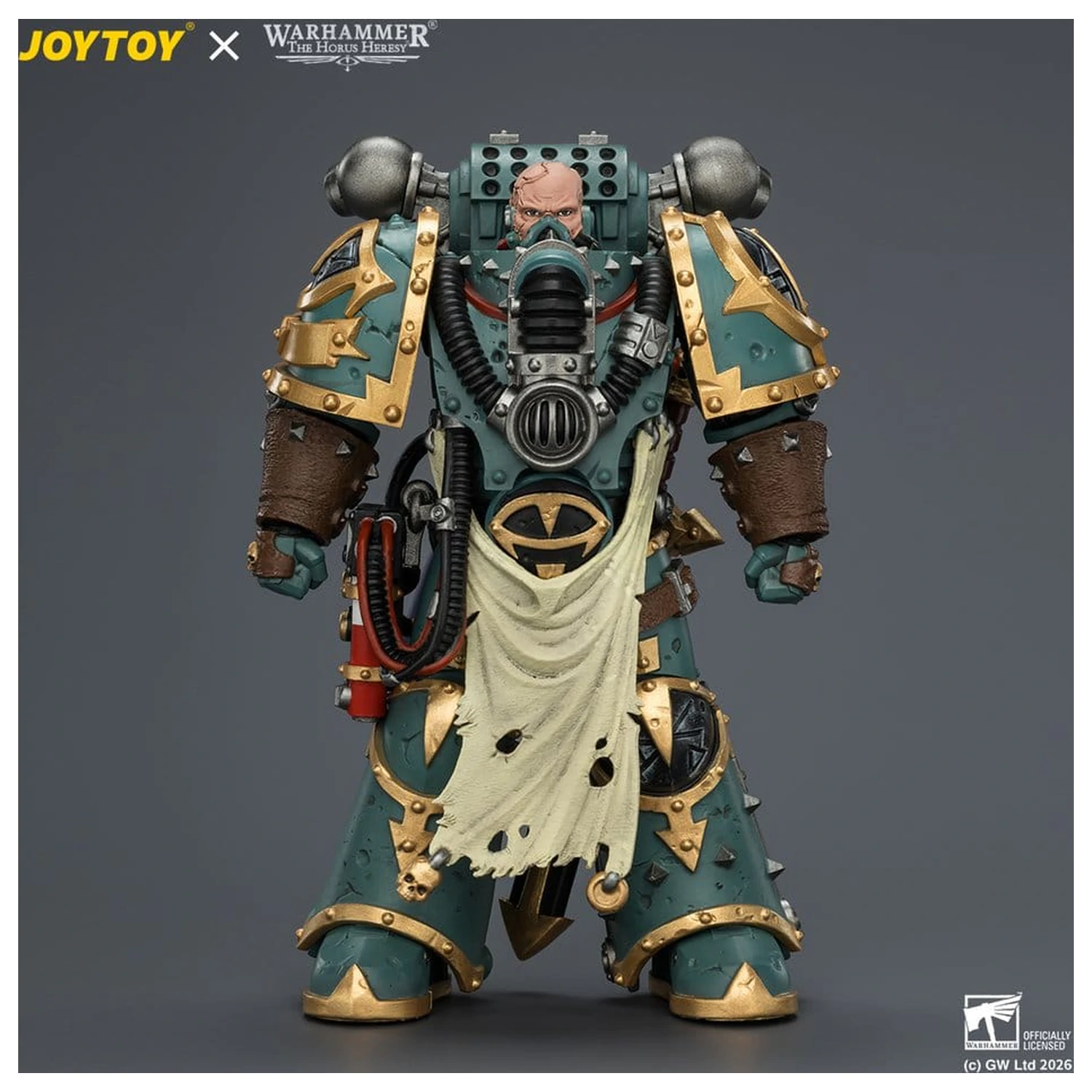 Warhammer Action Figure Sons of Horus Maloghurst the Twisted, the Warmaster's Equerry 13 cm produktová fotografia