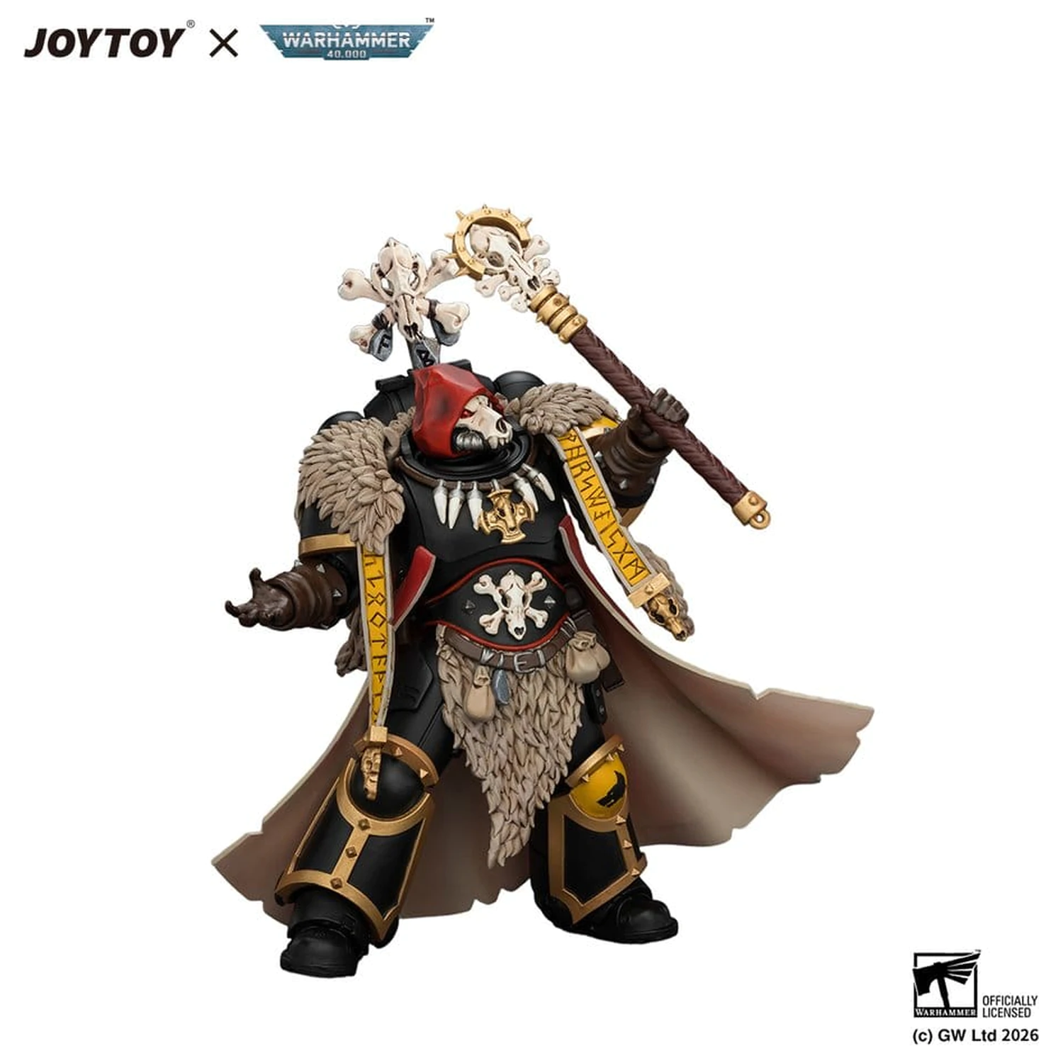 Warhammer akčná figúrka Space Wolves Wolf Priest 12 cm produktová fotografia