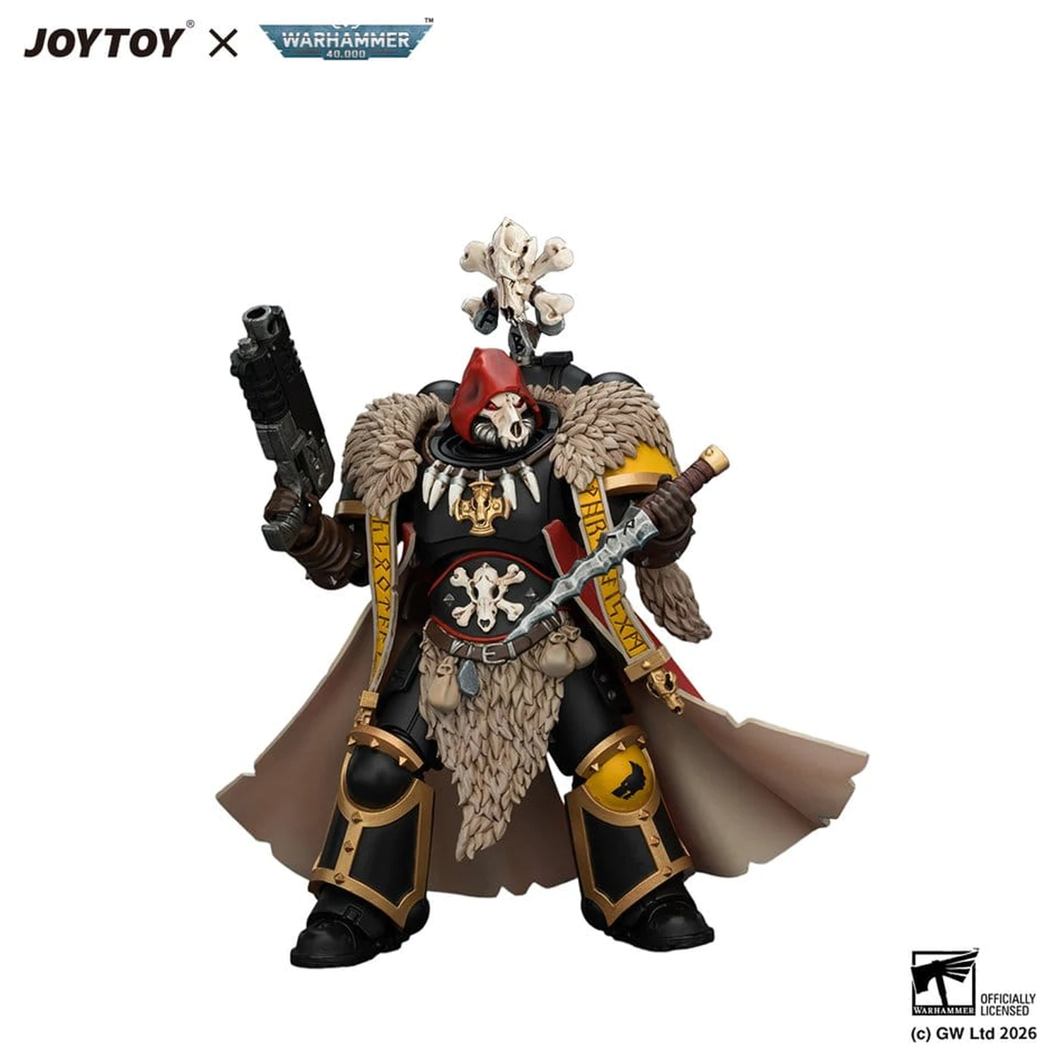 Warhammer akčná figúrka Space Wolves Wolf Priest 12 cm produktová fotografia