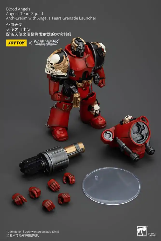 Warhammer The Horus Heresy Akčná figúrka 1/18 Blood Angels Angel's Tears Squad Arch-Erelim s granátometom Angel's Tears 12 cm termékfotó