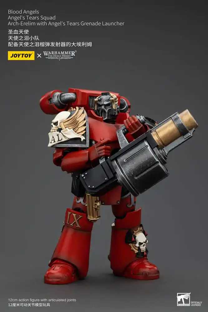 Warhammer The Horus Heresy Akčná figúrka 1/18 Blood Angels Angel's Tears Squad Arch-Erelim s granátometom Angel's Tears 12 cm termékfotó