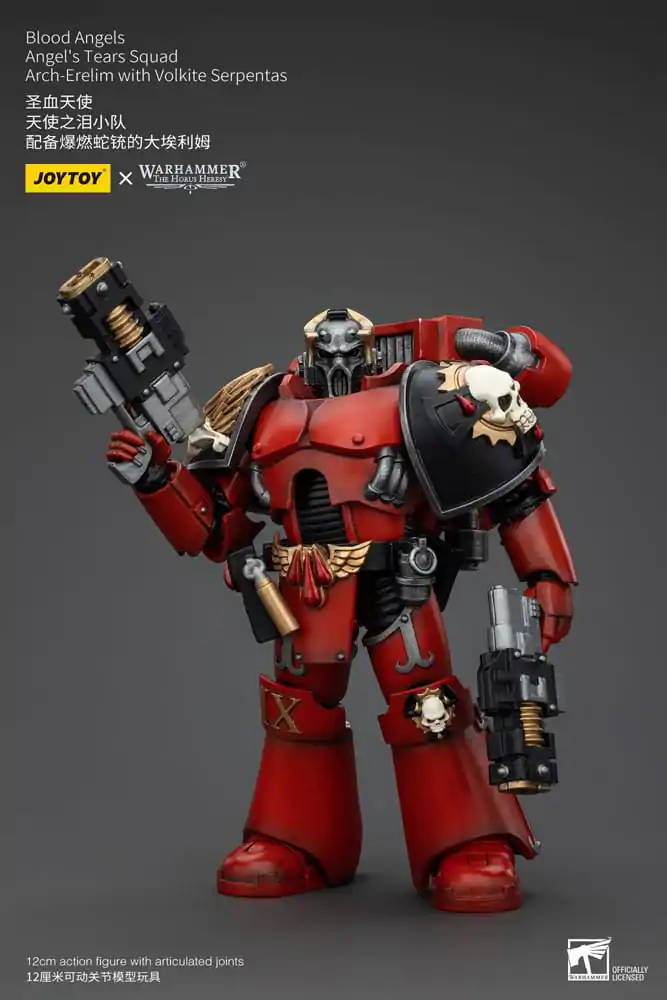 Warhammer The Horus Heresy akčná figúrka 1/18 Blood Angels Angel's Tears Squad Arch-Erelim s Volkite Serpentas 12 cm termékfotó