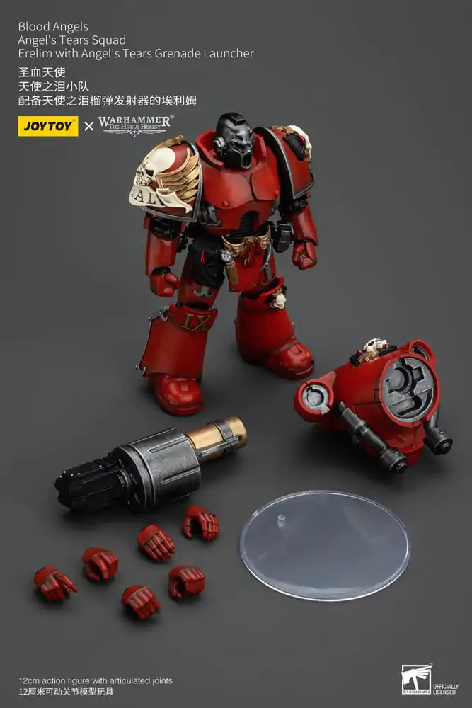 Warhammer The Horus Heresy figúrka 1/18 Blood Angels Angel&#039;s Tears Squad Erelim with Angel&#039;s Tears Grenade Launcher 12 cm termékfotó