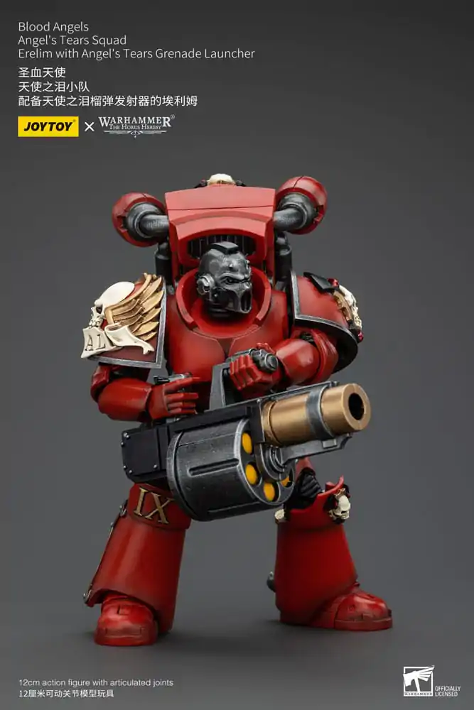 Warhammer The Horus Heresy figúrka 1/18 Blood Angels Angel&#039;s Tears Squad Erelim with Angel&#039;s Tears Grenade Launcher 12 cm termékfotó