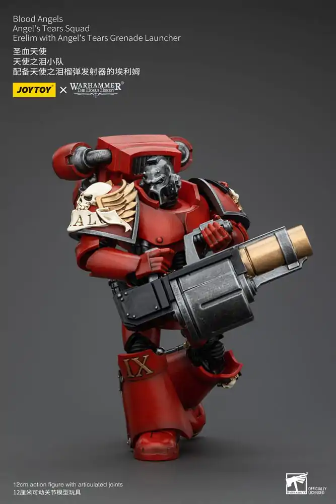 Warhammer The Horus Heresy figúrka 1/18 Blood Angels Angel&#039;s Tears Squad Erelim with Angel&#039;s Tears Grenade Launcher 12 cm termékfotó