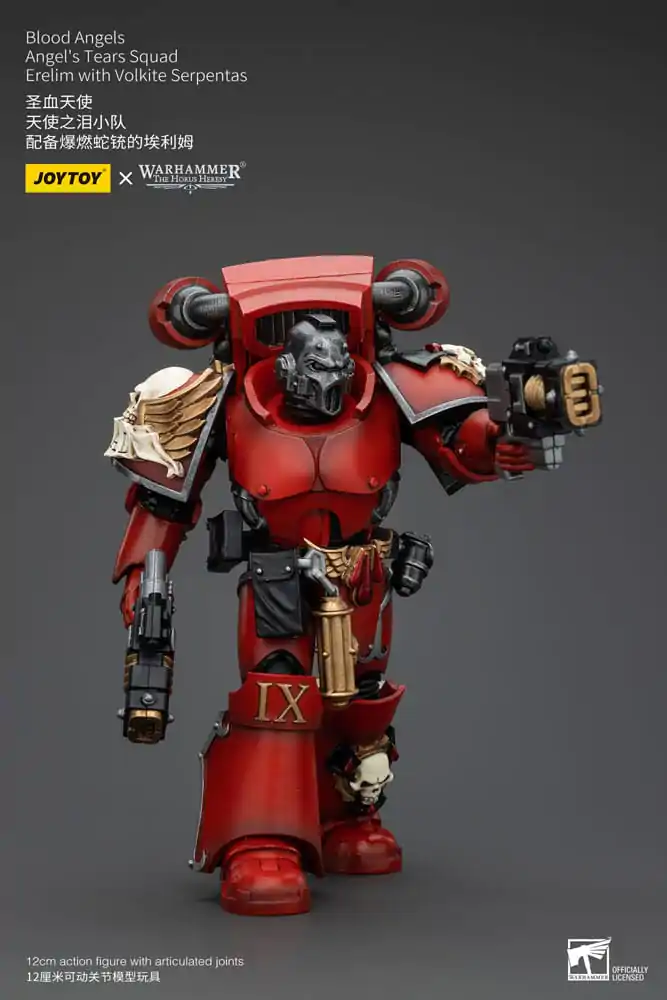 Warhammer The Horus Heresy Action Figure 1/18 Blood Angels Angel's Tears Squad Erelim with Volkite Serpentas 12 cm termékfotó