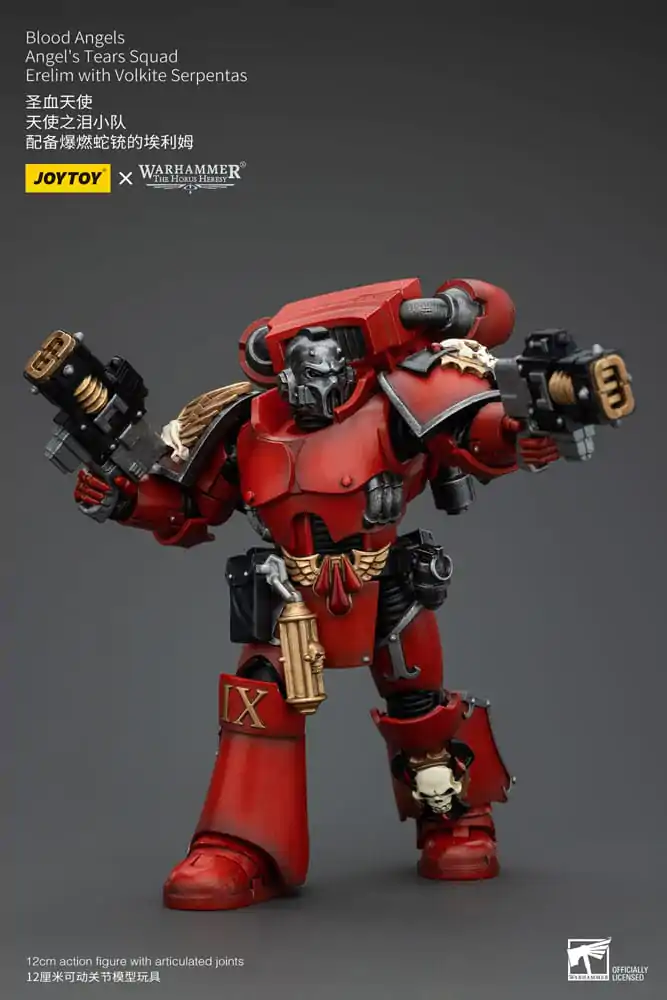 Warhammer The Horus Heresy Action Figure 1/18 Blood Angels Angel's Tears Squad Erelim with Volkite Serpentas 12 cm termékfotó