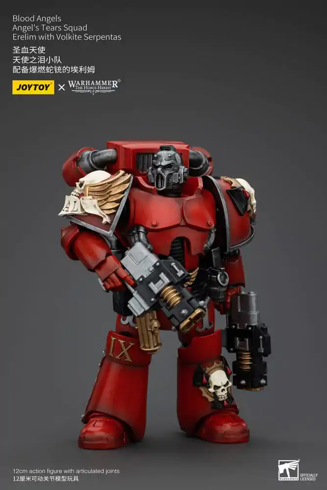 Warhammer The Horus Heresy Action Figure 1/18 Blood Angels Angel's Tears Squad Erelim with Volkite Serpentas 12 cm termékfotó