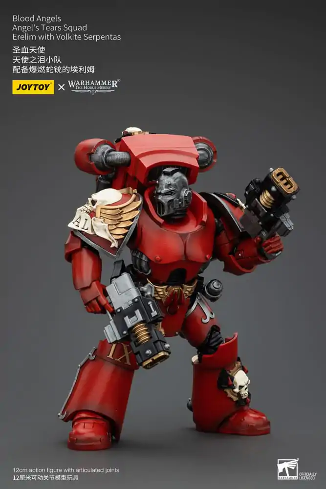 Warhammer The Horus Heresy Action Figure 1/18 Blood Angels Angel's Tears Squad Erelim with Volkite Serpentas 12 cm termékfotó