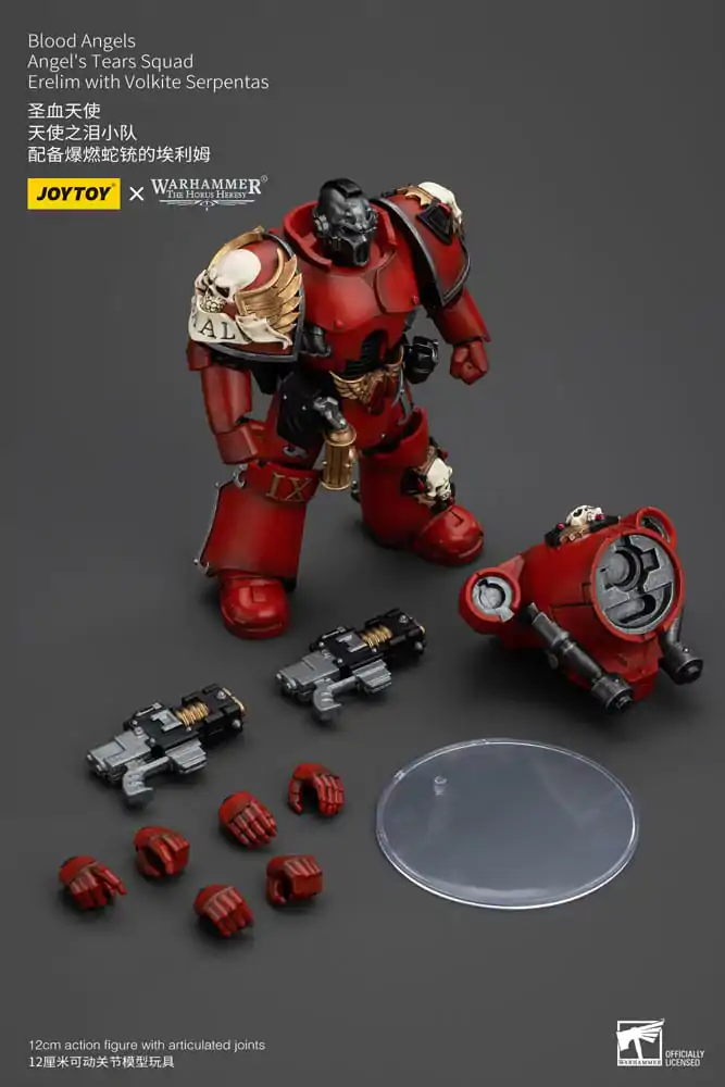 Warhammer The Horus Heresy Action Figure 1/18 Blood Angels Angel's Tears Squad Erelim with Volkite Serpentas 12 cm termékfotó