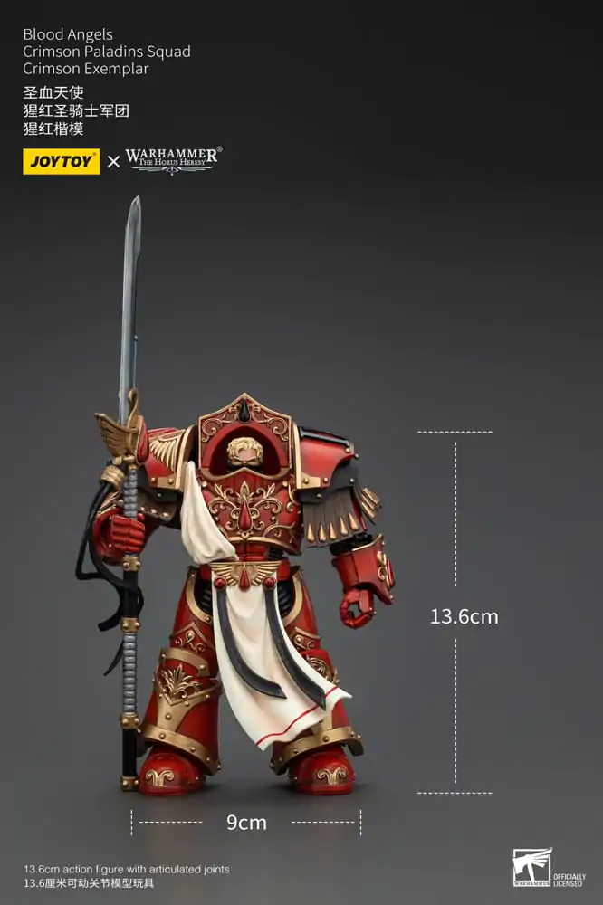 Warhammer The Horus Heresy Akčná figúrka 1/18 Blood Angels Crimson Paladins Squad Crimson Exemplar 14 cm termékfotó