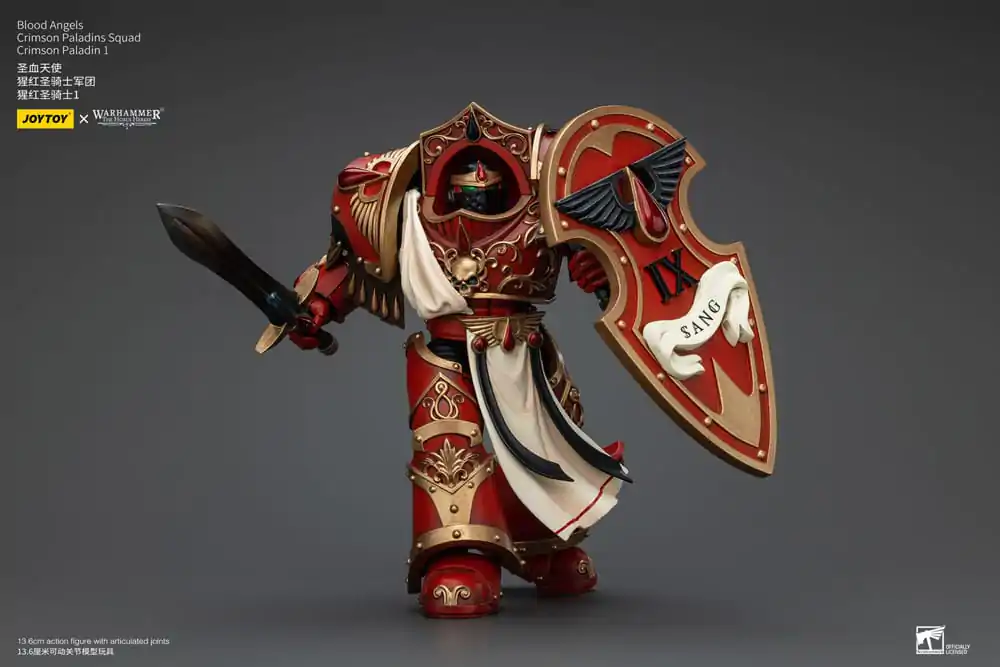 Warhammer The Horus Heresy Akčná figúrka 1/18 Blood Angels Crimson Paladins Squad Crimson Paladin 1 14 cm termékfotó