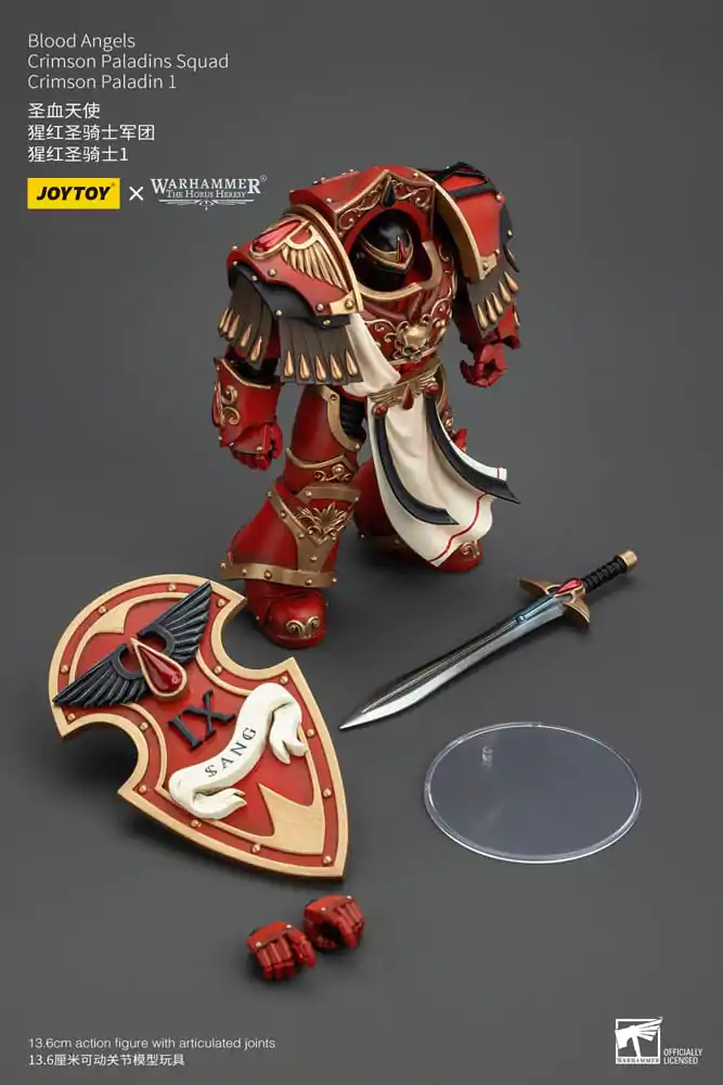 Warhammer The Horus Heresy Akčná figúrka 1/18 Blood Angels Crimson Paladins Squad Crimson Paladin 1 14 cm termékfotó