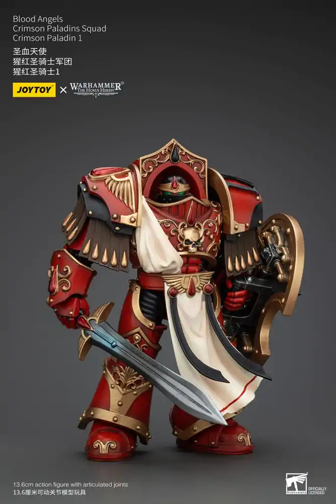 Warhammer The Horus Heresy Akčná figúrka 1/18 Blood Angels Crimson Paladins Squad Crimson Paladin 1 14 cm termékfotó